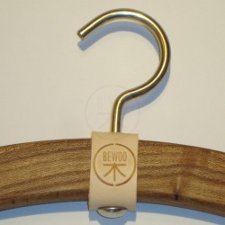 Kleiderbügel - "Der Bogen" in Elm mit Logo